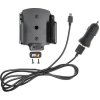 Brodit držiak do auta nastaviteľný s microUSB a nabíjaním z cig. zapaľovača/USB š.62-77 mm, hr. 6-10
