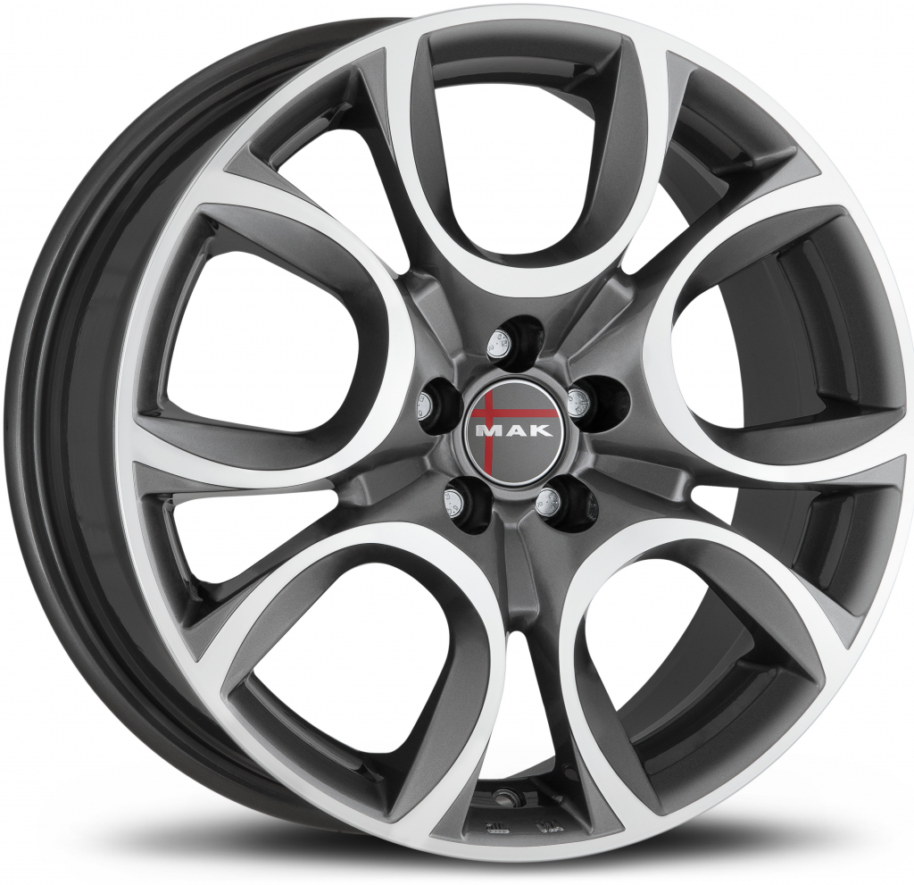 Mak TORINO 5.5x14 4x98 ET35 gunmetal mirror