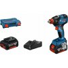 Bosch Akumulátorový rázový uťahovač GDX 18V-200, kufor, 4 Ah 06019J2206