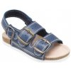 SANTÉ D/302/86/BP MODRÁ / Detské zdravotné sandále - modrá 30