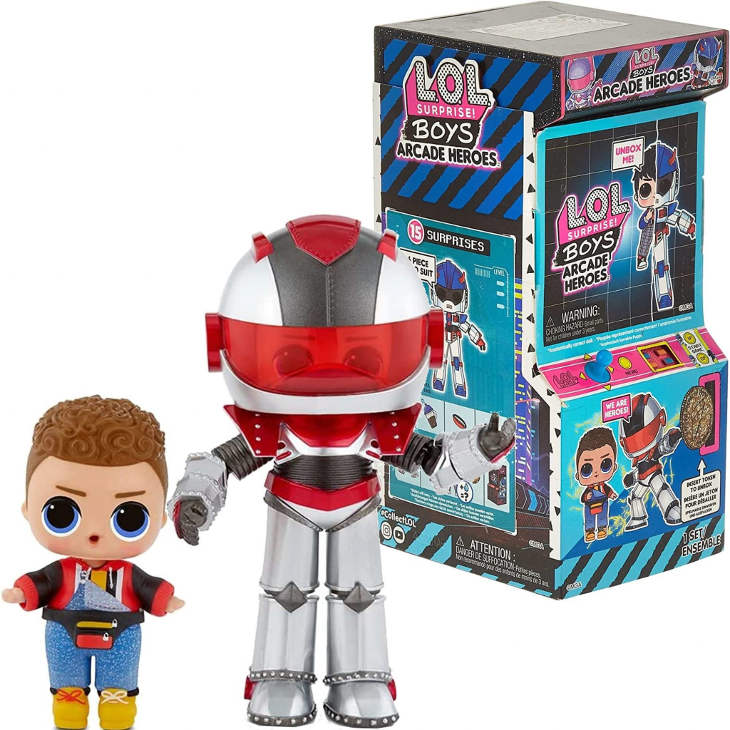 MGA Entertainment LOL Surprise Boys Arcade Heroes Titanium Gear Guy