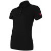SENSOR MERINO ACTIVE POLO dámske tričko kr.rukáv čierna Veľkosť: S