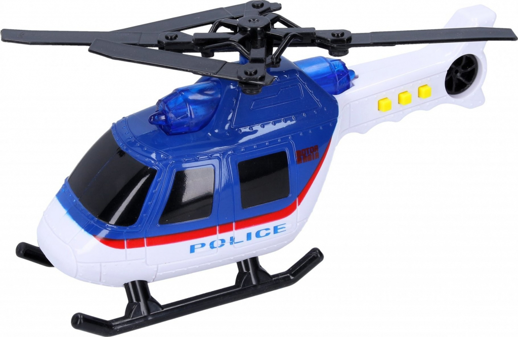 Wiky Vehicles Vrtulník policie s efekty 18 cm