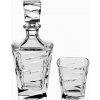 Crystal Bohemia BOHEMIA ZIG ZAG WHISKY SADA 1+6KS