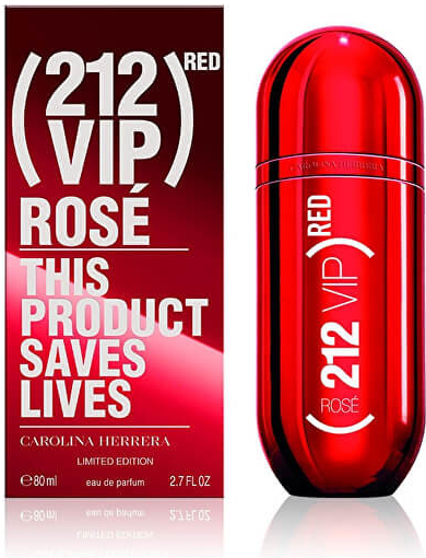 Carolina Herrera 212 VIP Rosé Red parfumovaná voda dámska 80 ml tester