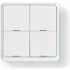 Vypínač Nedis SmartLife, Zigbee 3.0, 4 tlačidlá (ZBWS40WT) biely