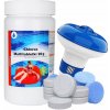 1kg CHLÓR DO BAZÉNA 20v1 MULTIFUNKČNÉ TABLETY 20g + DÁVKOVAČ 20g