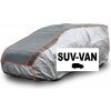Compass ochranná plachta proti krúpam SUV-VAN 530×205×160 cm, zosilnená EVA, strieborná