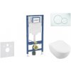 Geberit Duofix - Set predstenovej inštalácie, klozetu Subway 2.0 a dosky softclose, tlačidlo Sigma01, alpská biela SANI11CK3108