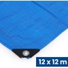 Univerzálna krycí plachta s očkami, PE, 100 g/m2, 12 x 12 m