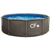 CF PLANET POOL FRAME RATAN - 305 X 91 CM