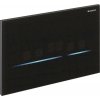 Geberit Sigma80 Elektronické ovládacie tlačidlo pre WC, čierne sklo 116.090.SG.6