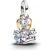 PANDORA Disney pozlátená korálka Aristomačky 764465C01
