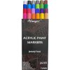 Artmagico Premium akrylové markery jemný hrot 1,0 mm sada 24 ks