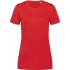 Stedman Tričko Sports-T Women Interlock Active-Dry, sportovní, krátký rukáv, dámské COT058100j5805-crimson red 2XL Červená crimson