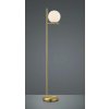 TRIO 402000108 Pure Stojanová lampa 250mm E14 1X28W Mosadz, biela