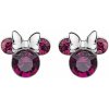 Disney Trblietavé strieborné náušnice kôstky Minnie Mouse ES00013SFEBL.CS