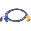 Aten 2L-5203UP 2L-5203UP sada káblov KVM, VGA, PS/2 na USB, dĺžka 3 m