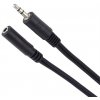 PremiumCord Kábel Jack 3.5mm M/F 2m kjackmf2