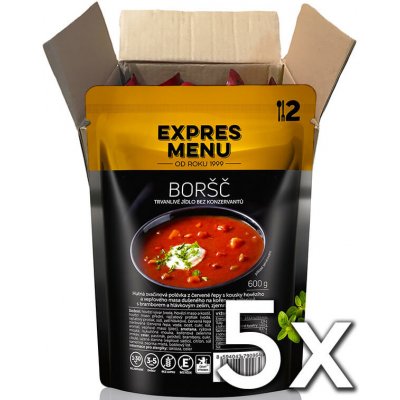 Expres menu Boršč 2 porcie 600g | 5ks v kartóne