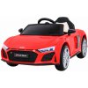 JOKO Elektrické autíčko AUDI R8 LIFT, kožené sedadlo, penové kolesá, červené