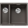 Blanco Subline 340/160 - Silgranitový drez, 56x46 cm, drez vpravo, InFino, sivá 527346