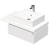 Skrinka do kúpeľne s umývadlom Intedoor DESK 3D biela matná 90,5 x 44,4 x 50,2 cm DE 54 3D 90 P STORM 1Z A8916