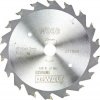 DeWALT DT1089 pilový kotouč WOOD pro ponorné pily na dřevo, 165 x 20 mm, 18 zubů