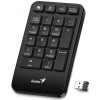 Genius NumPad 1000, Klávesnice, numerická, bezdrátová, Copilot klávesa, 2,4GHz, mini USB přijímač, černá (31320003401)