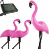 Solárna zatĺkacia lampa Cortina strieborná 54 cm 3 ks