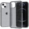 AppleKing transparentný kryt s trblietkami pre iPhone 13 mini - sivý - možnosť vrátiť tovar ZADARMO do 30tich dní