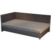 New design Posteľ 140x200 ELITE L 53 matrac látka 185/korpus + čelo látka 53 - matrac BONO D4 čalúnené 145 cm x 80 cm x 205 cm