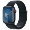 Apple Watch Series 9 GPS+Cellular 41mm Temne atramentovo hliníkové telo - Temne atramentový prevliekací remienok / 130–200 m