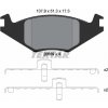 Sada brzdových platničiek kotúčovej brzdy TEXTAR 2088902