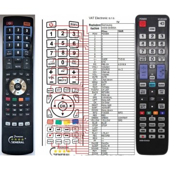 Diaľkový ovládač Samsung AA59-00465A