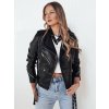 Dámska kožená bunda ROLDAN DSTREET TY4180 Farba: Čierna, Veľkosť: M