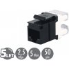 Keystone Solarix CAT5E UTP RJ45 čierny SXKJ-5E-UTP-BK