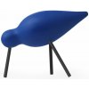 Normann Copenhagen Drevený vtáčik Shorebird, stredný, blue/black