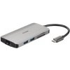 Rozbočovač D-Link DUB-M810 8 v 1 USB-C s rozhraním HDMI/ternetom/čítačkou kariet/prívodom napájania