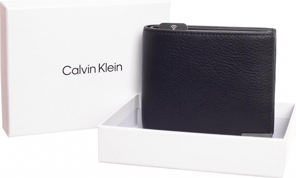 Calvin Klein peňaženka 8720107610682 Black UNI