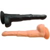 Redpipi 4.0 Veľké konské dildo 44 cm Vlajková loď - prémiový tekutý silikón, čierny
