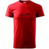 EKG hasiči - Klasické pánske tričko vyššej gramáže - 2XL ( Červená )
