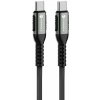 Forcell C260 Cafule USB-C/USB-C QC4.0 PD 5A 100W 1,2m černý