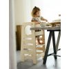 Babywood Montessori učiaca detská veža stredná natural
