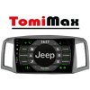 TomiMax Jeep Grand Cherokee Android 14 autorádio s WIFI, GPS, USB, BT HW výbava: QLED 4 Core 2GB+32GB LOW - iba displej A,C