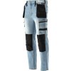 YATO Pracovné bezpečnostné džínsy dlhé nohavice veľkosť L 17 vreciek