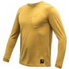 Tričko Sensor Merino Air Traveller - Pánske dl. rukáv Mustard M