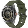 PROTEMIO 91095 SILICONE Vymeniteľný remienok pre Xiaomi Watch S4 Sport tmavozelený