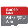 SanDisk Ultra/micro SDHC/64GB/140MBps/UHS-I U1 / Class 10/+ Adaptér SDSQUAB-064G-GN6MA