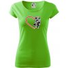 Nemecký ovčiak v srdci - Dámske tričko Pure - XS ( Apple Green )